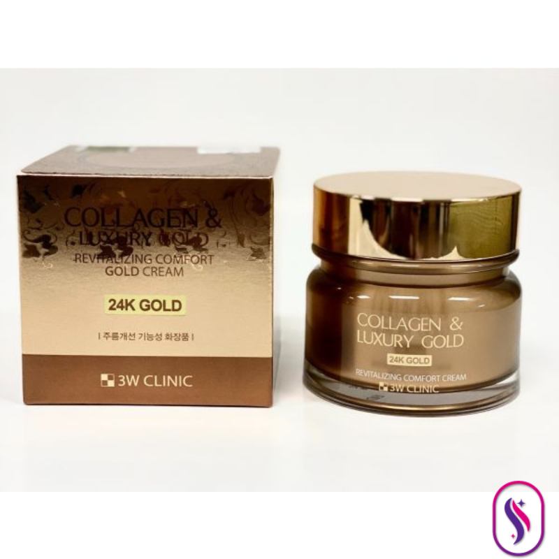 3W CLINIC COLLAGEN AND LUXURY GOLD CREAM 100ML