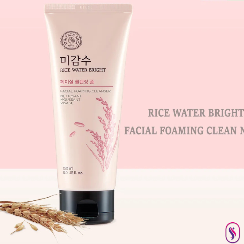 The Face Shop Rice Water Bright Facial Foaming Cleanser -150ML