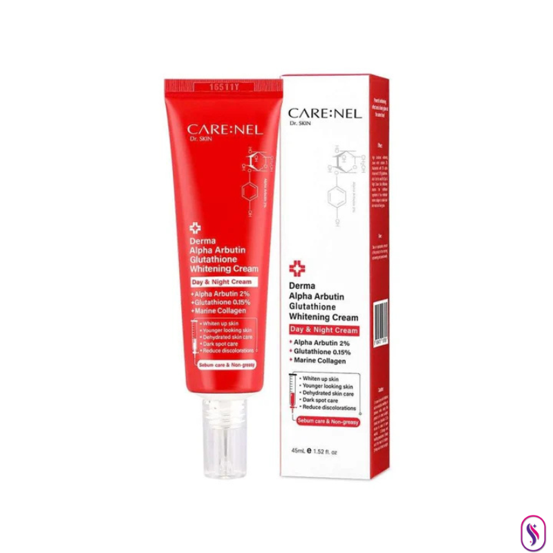 Carenel Derma Alpha Arbutin Glutathione Whitening Cream 45ml