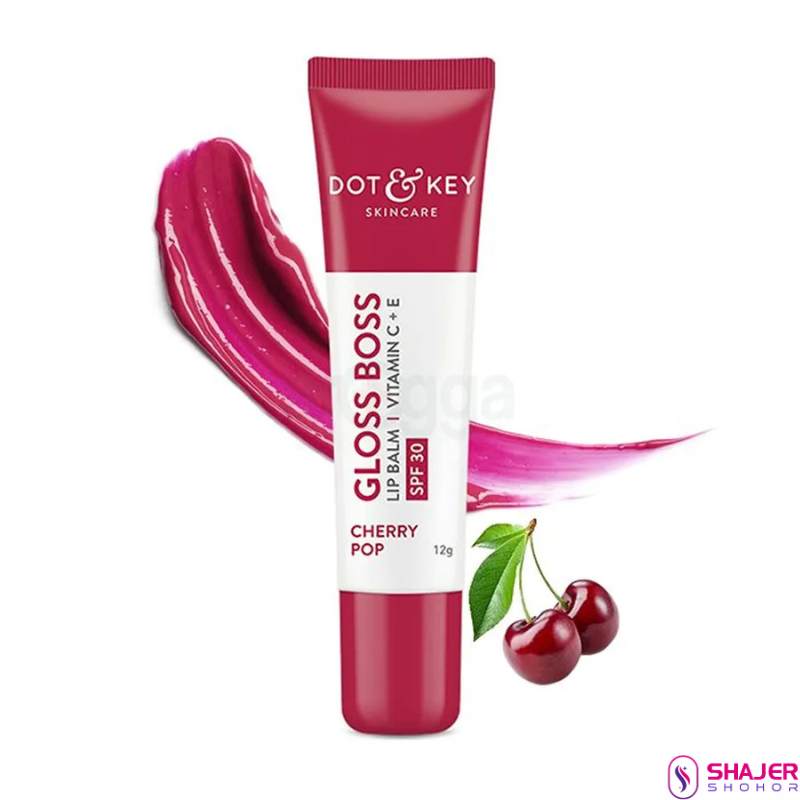 Dot & Key Vitamin C + E Gloss Boss Lip Balm – Cherry Pop