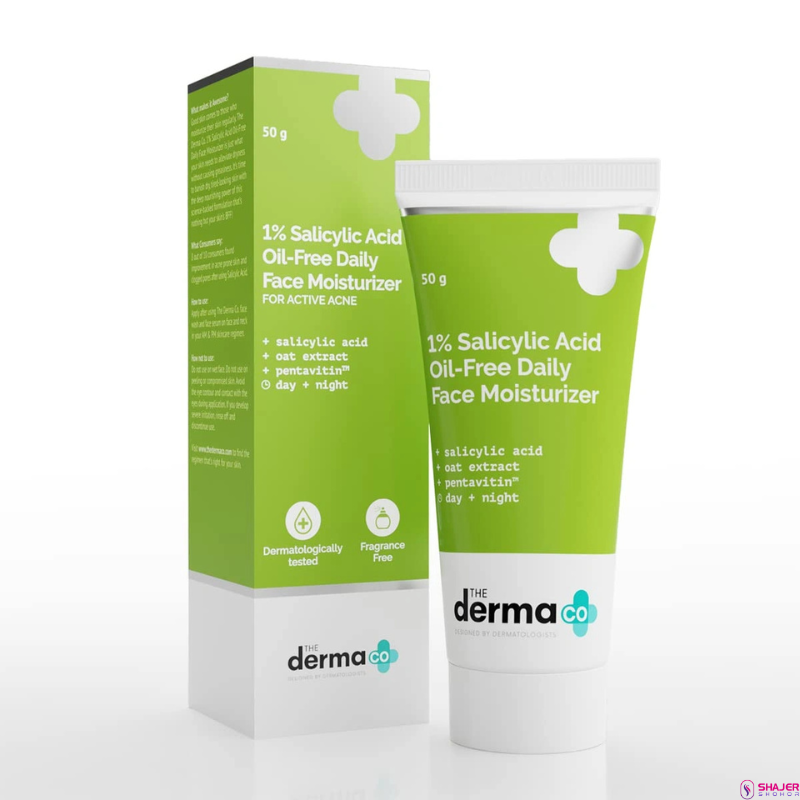 The Derma Co Salicylic Acid Oil Free Daily Face Moisturizer 50gm
