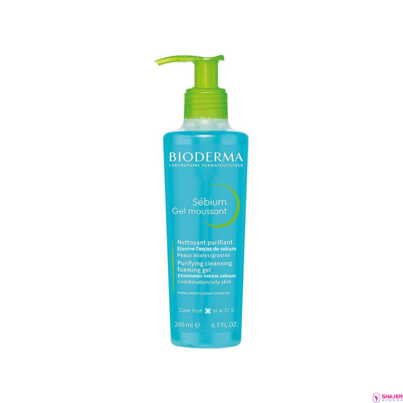 Bioderma Sebium Gel Moussant Purifying Cleansing Foaming Gel 200ml