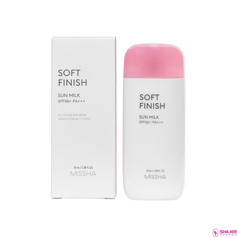 MISSHA ALL AROUND SAFE BLOCK SOFT FINISH SUN MILK SPF50+/PA+++ 70ML