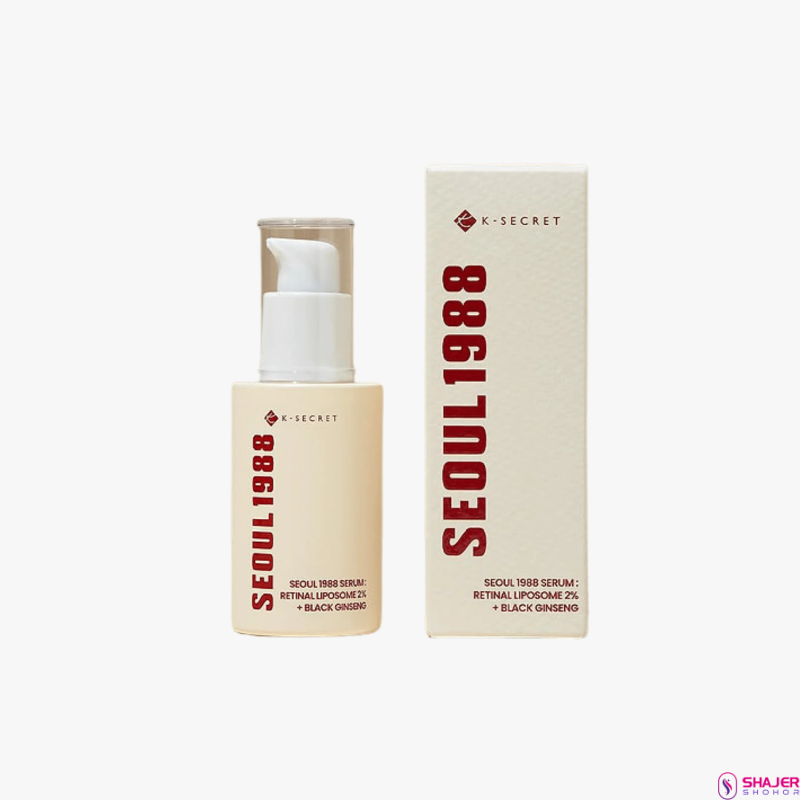 KSecret Seoul 1988 Serum: Retinal Liposome 2% + Black Ginseng 30ml