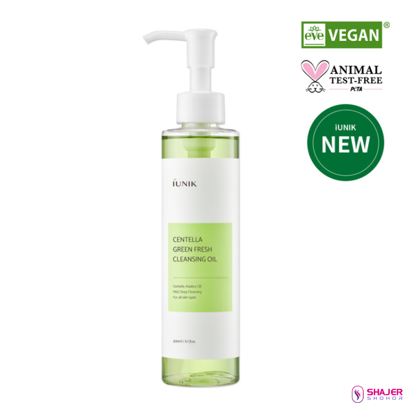 iUNIK Centella Green Fresh Cleansing Oil -(200ml)