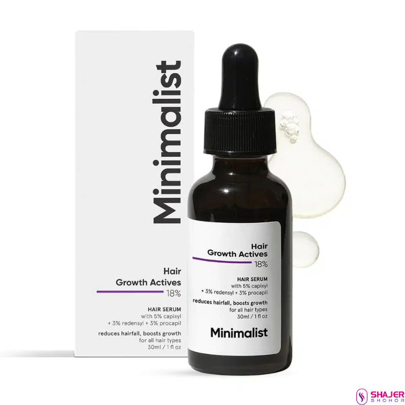 Minimalist Hair Growth Actives 18% Hair Serum 30ml