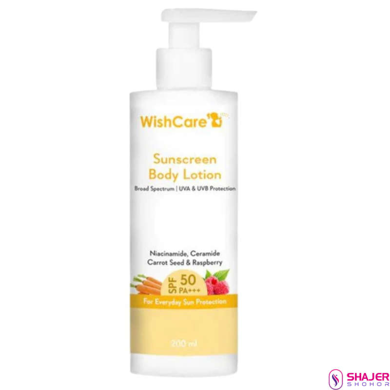 Wish Care Sunscreen Body Lotion SPF 50 PA+++ 200 ml