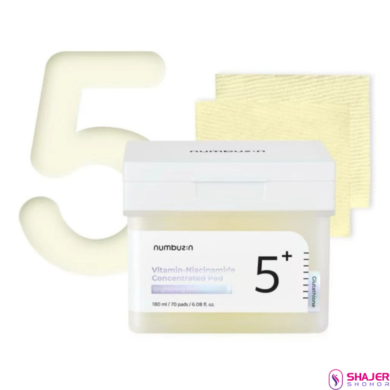 Numbuzin No. 5+ Vitamin Niacinamide Concentrated Pad (70 Pads)