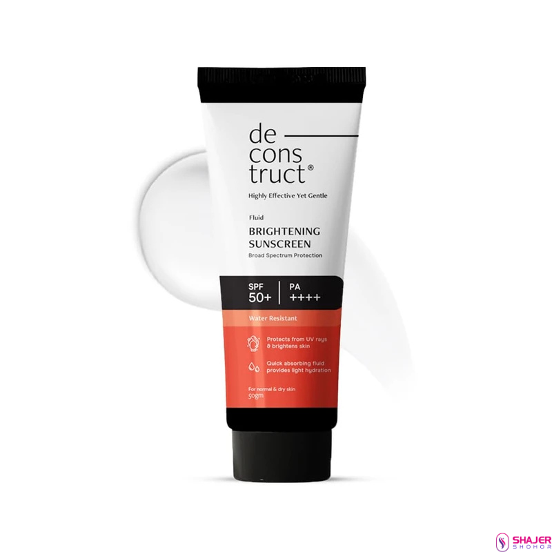 Deconstruct Brightening Fluid Sunscreen SPF 50+ with Niacinamide (50ml)